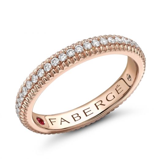 Каблучка Fabergé Diamond Ruby