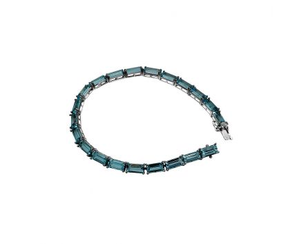  topaz white gold bracelet