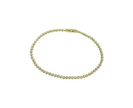 Yellow gold bracelet with diamonds ZARINA