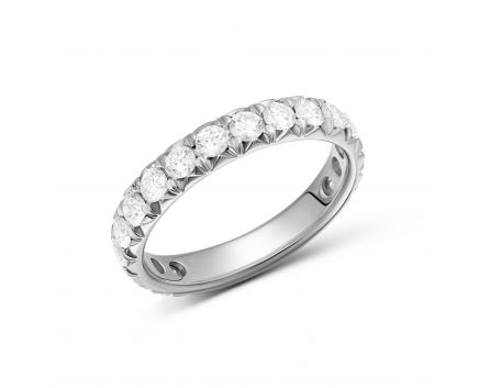 Ring with diamonds in white gold 1K034DK-1672