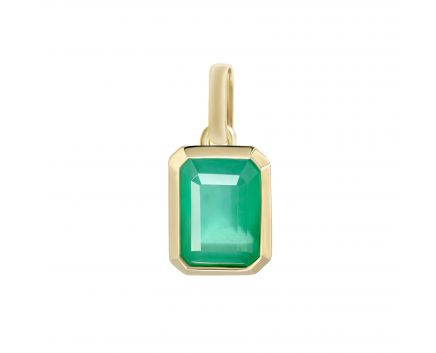 Emerald pendant in rose gold 1-242 550