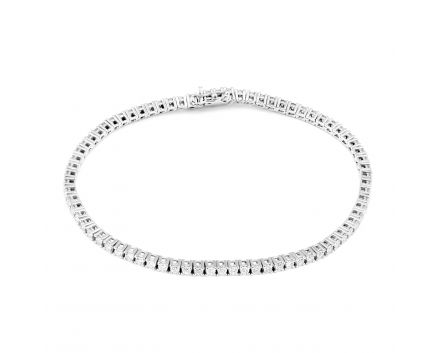 Diamond bracelet in white gold 1-248 595