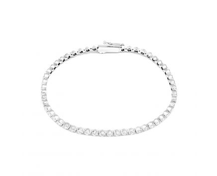 Diamond bracelet in white gold 1-248 704