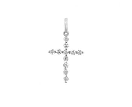 Крест с бриллиантами 1П171-0017