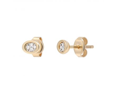 Earrings with diamonds Sincerity