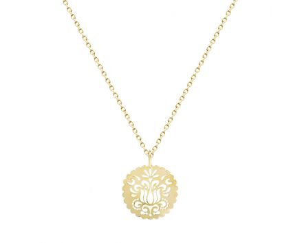 Yellow gold necklace 2-125 116