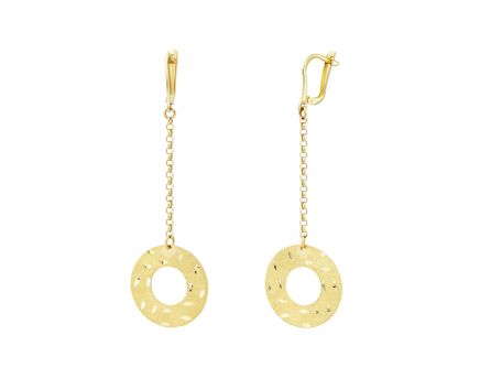 Earrings in yellow gold 2-138 154