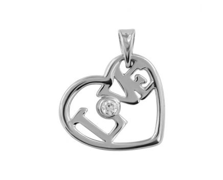 White gold pendant 2П220-0272