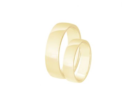 Yellow gold wedding ring