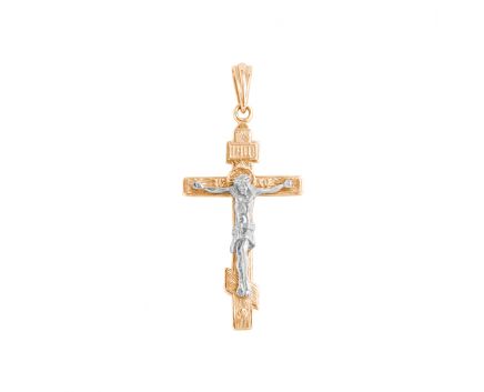 Cross in a combination of white and rose gold 2P071-0005