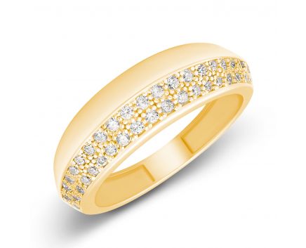 Yellow gold ring