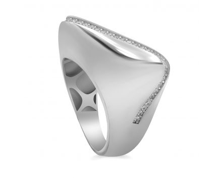 White gold ring