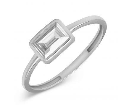 White gold ring