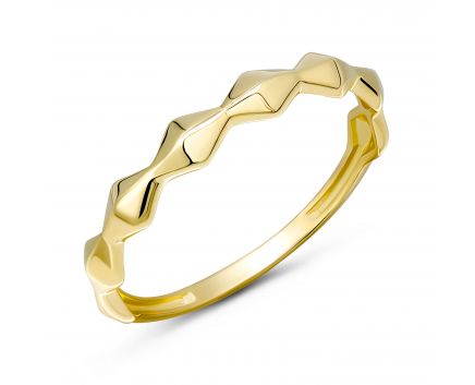Yellow gold ring 2К914-0099