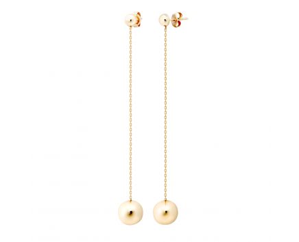 Yellow gold earrings 2С765-0151
