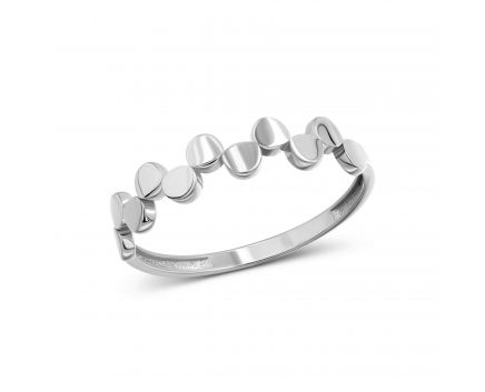 White gold ring 2К914-0095