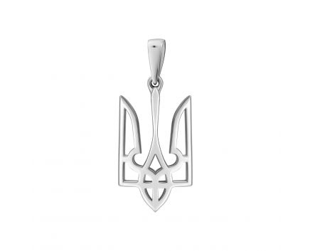 Pendant made of white gold Trident 2П071-0141-1