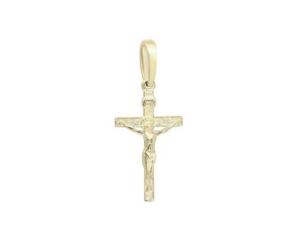 Yellow gold cross 2П071-0007