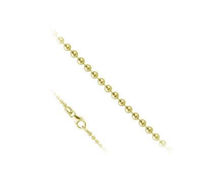 Yellow gold chain 2Ц526-0013 50 cm