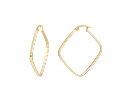 Yellow gold earrings 2С526-0411