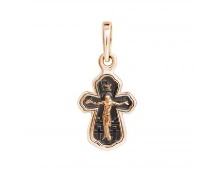 Cross at ivory gold with black 2П071-0155