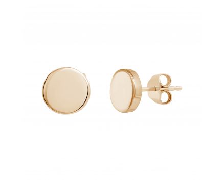 Earrings in rose gold 2С914-0064