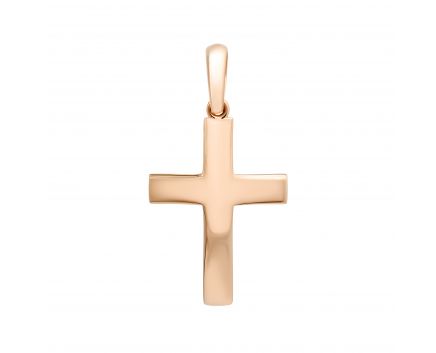 Rose gold cross 2П914-0013