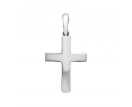 White gold cross 2П914-0044