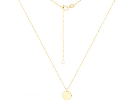 Yellow gold necklace 2Л914-0035