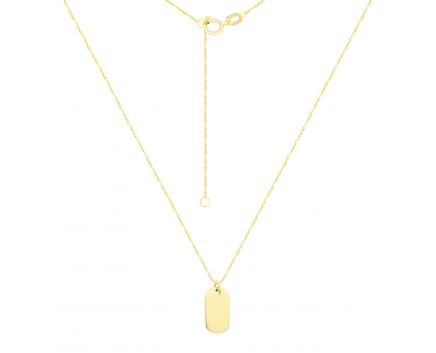 Yellow gold necklace 2Л914-0038