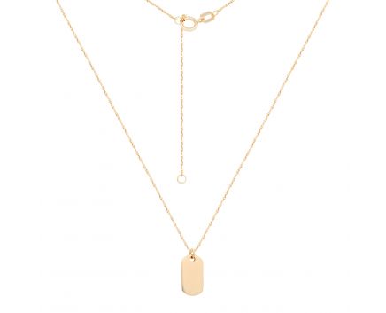 Rose gold necklace 2Л914-0039