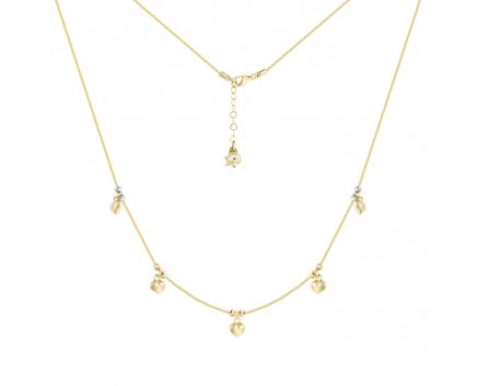 Yellow gold necklace 2Л526-0183