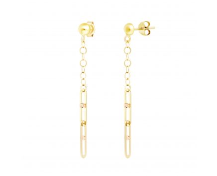 Gold earrings 2S954-0006