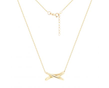 Yellow gold necklace 2Л954-0015