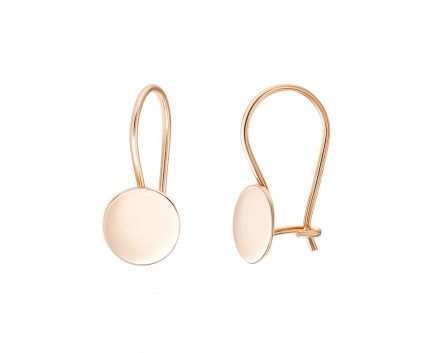 Earrings in rose gold 2C143-2596