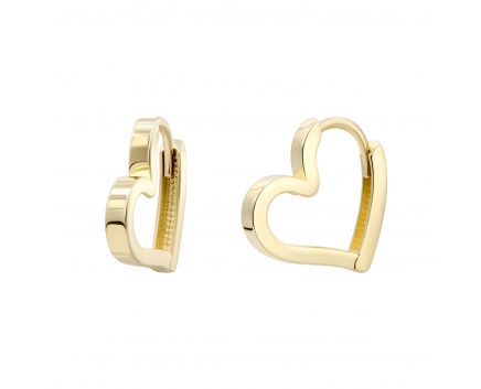 Yellow gold earrings 2-247 255