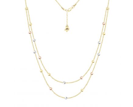 Gold necklace 2L526-0210