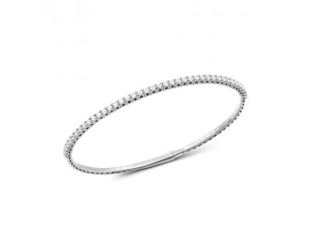 Tennis bracelet in white gold 2-247 588