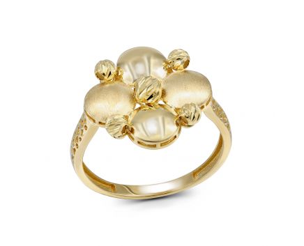 Ring in yellow gold 2K143-1597