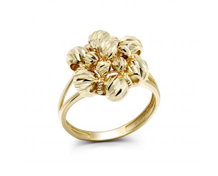 Yellow gold ring 2К143-1610