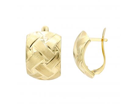 Earrings in yellow gold 2S143-2718