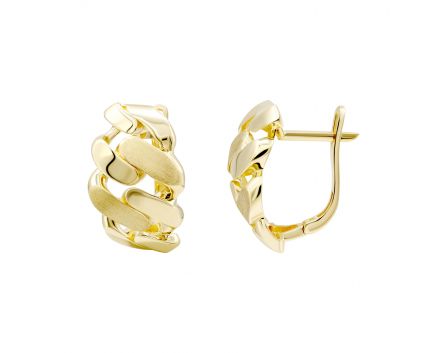 Yellow gold earrings 2S143-2728