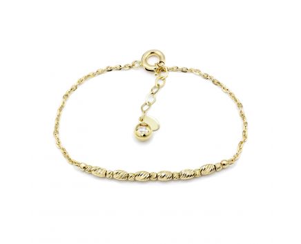 Yellow gold bracelet 2-249 363