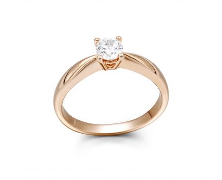 The fanite ring in pink gold 2k071-0441