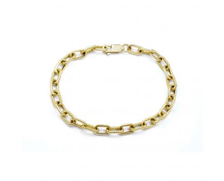 Yellow gold bracelet 2Б789-0003