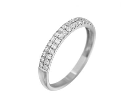 White gold ring 2К071-0439
