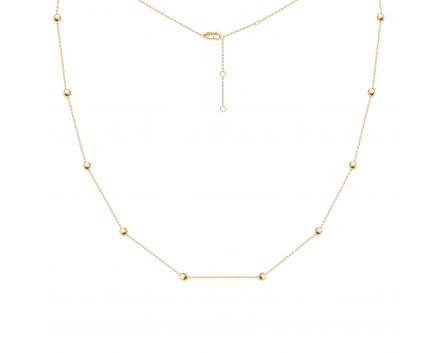 Rose gold necklace 2Л150-0020