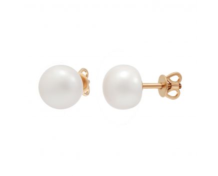 Earrings with pearls 2С449-0210 8.5 mm