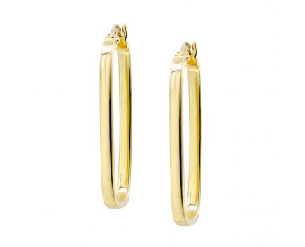 Yellow gold earrings 2S526-0622