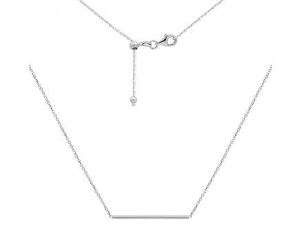 White gold necklace without inserts